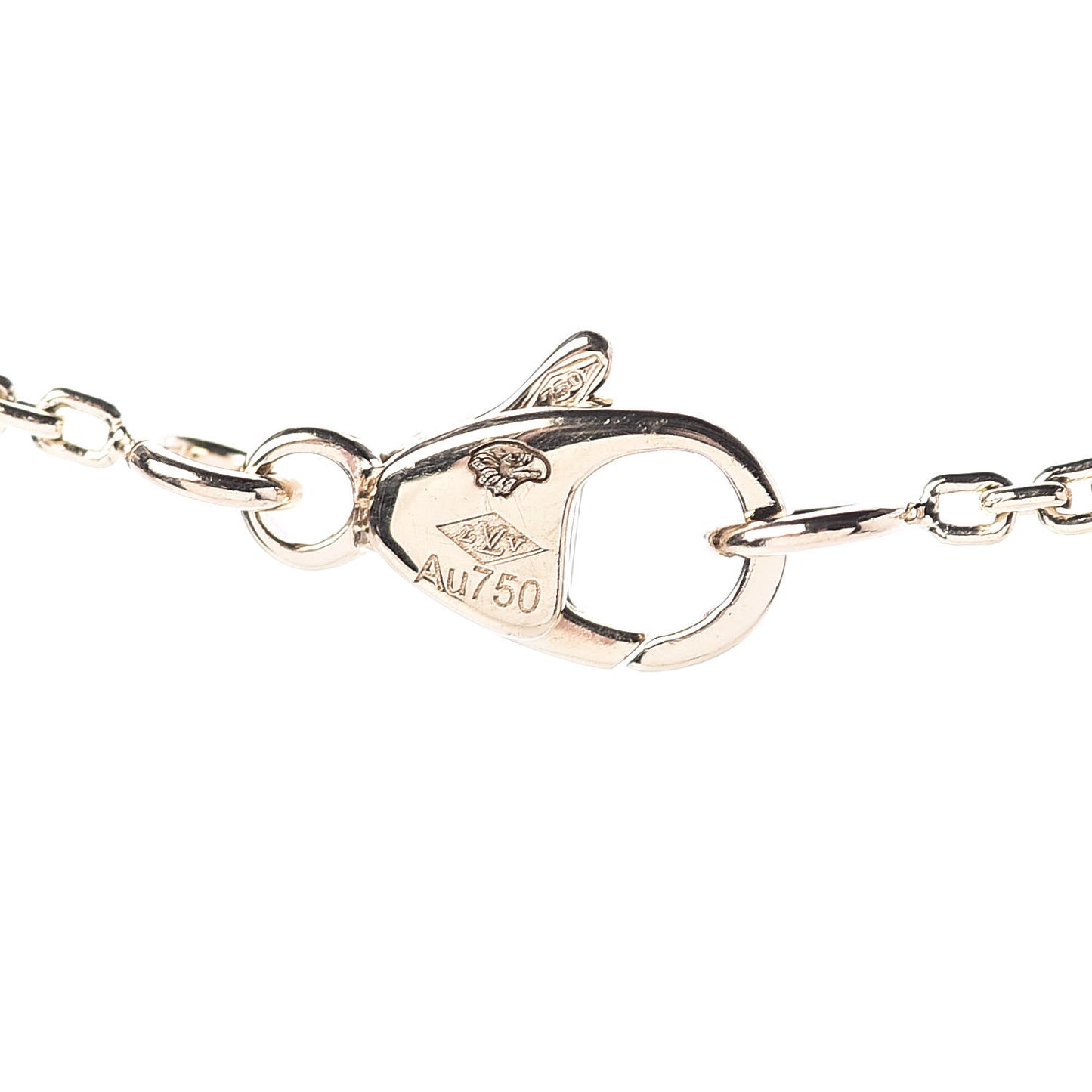 18K Yellow Gold Diamond Idylle Blossom LV Pendant Necklace
