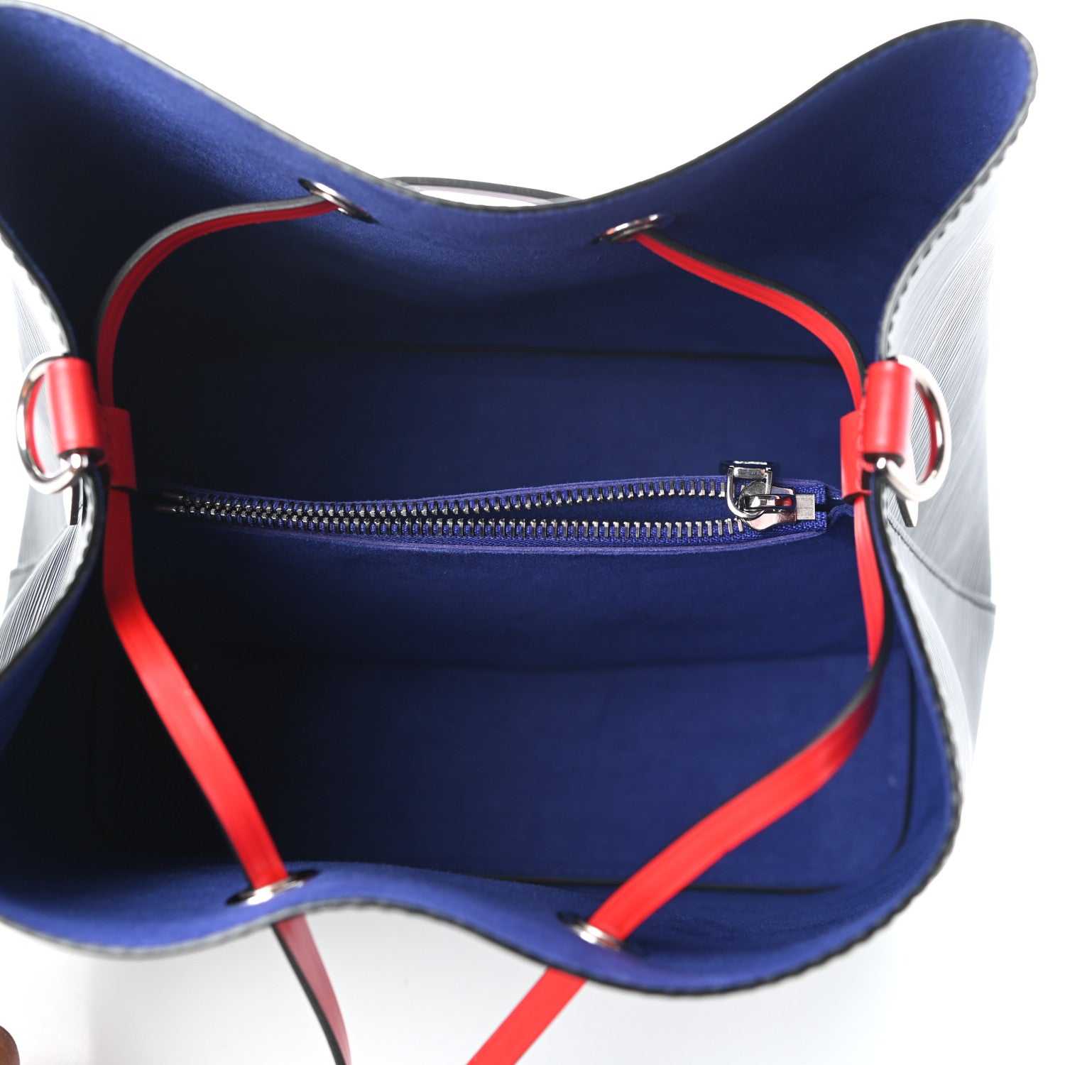 Louis Vuitton Epi Braided NeoNoe MM Black Indigo 5 of 8