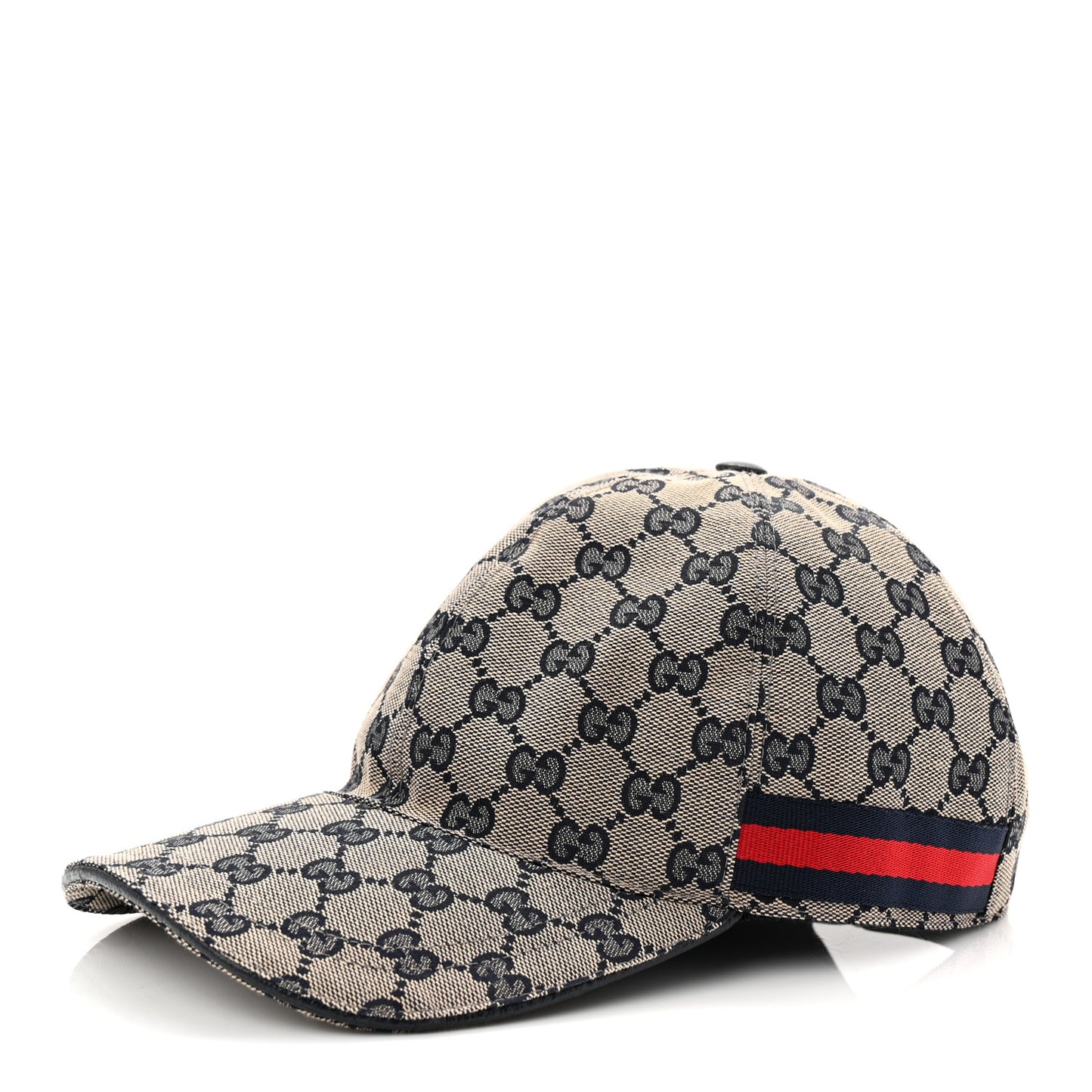 Monogram Web Baseball Hat S Beige Blue