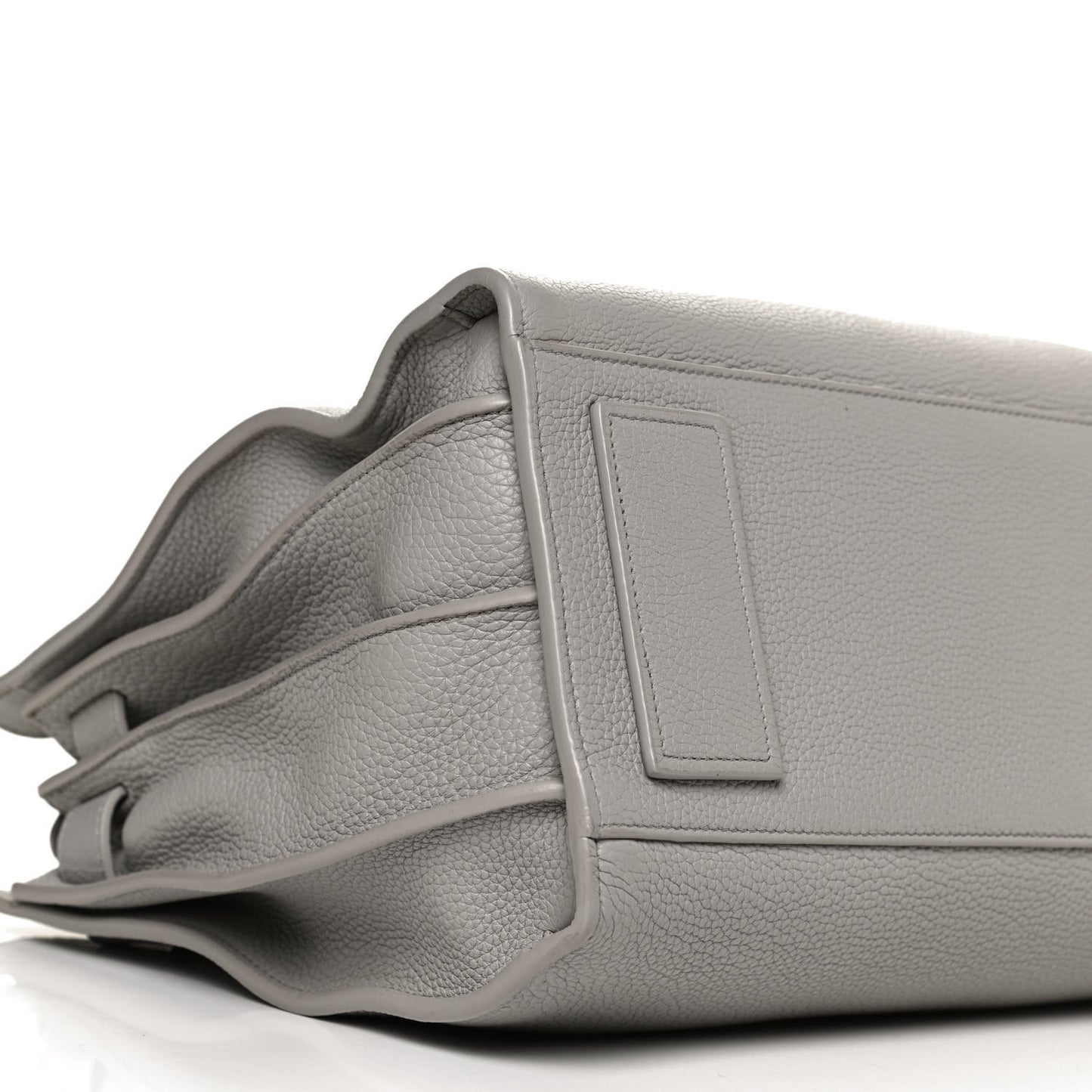 Grained Calfskin Small Supple Sac De Jour Mouse Grey