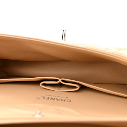 Chanel Caviar Quilted Medium Double Flap Beige 4 of 8