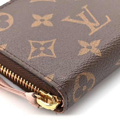 Louis Vuitton Monogram Clemence Wallet Rose Ballerine 9 of 11