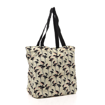 Miu Miu Nylon Patent Faille Foldable Tote Black Multicolor 3 of 10