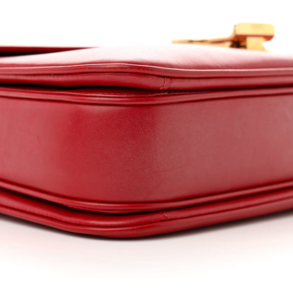 Celine Shiny Calfskin Medium C Bag Red 8 of 16
