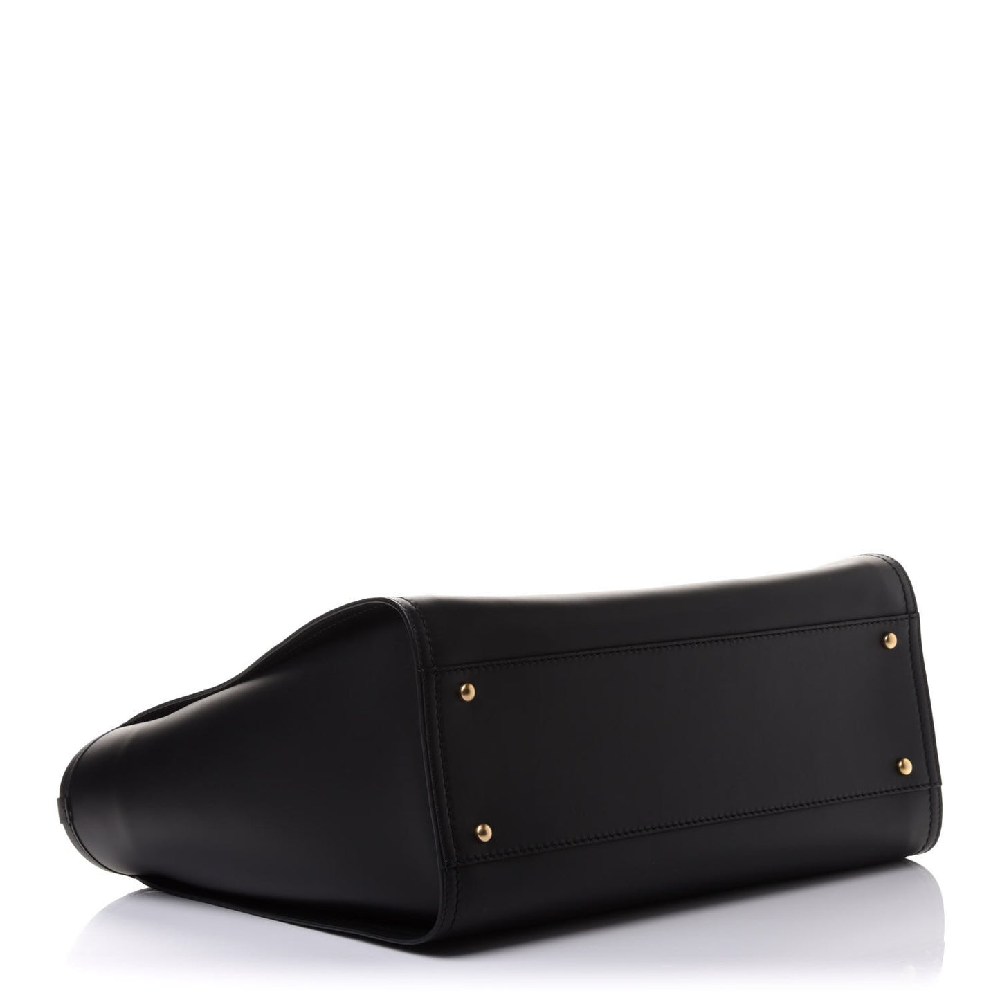Calfskin Medium Deauville Tote Black