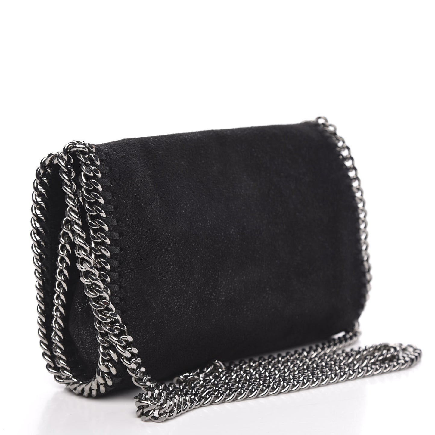 Shaggy Deer Star Falabella Crossbody Bag Black