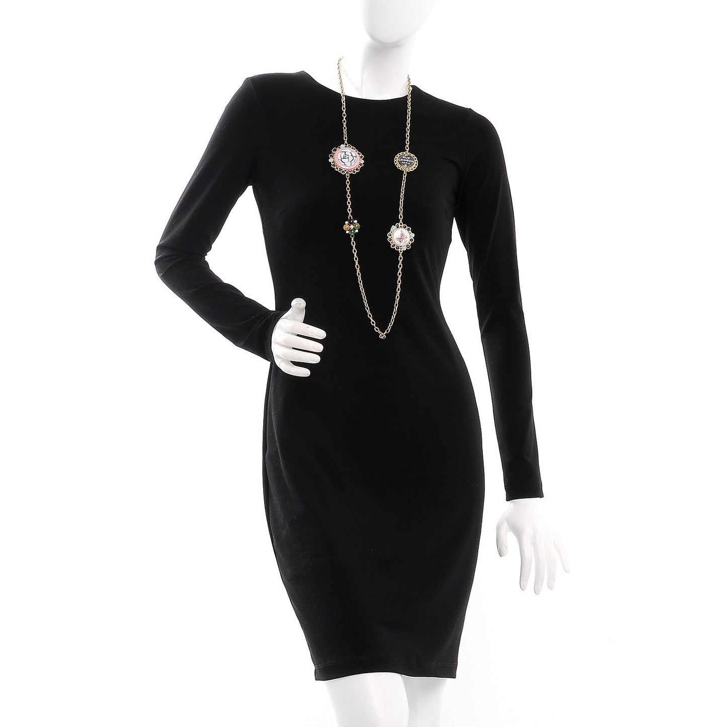 Gripoix Poured Glass Rue Cambon Necklace Gold
