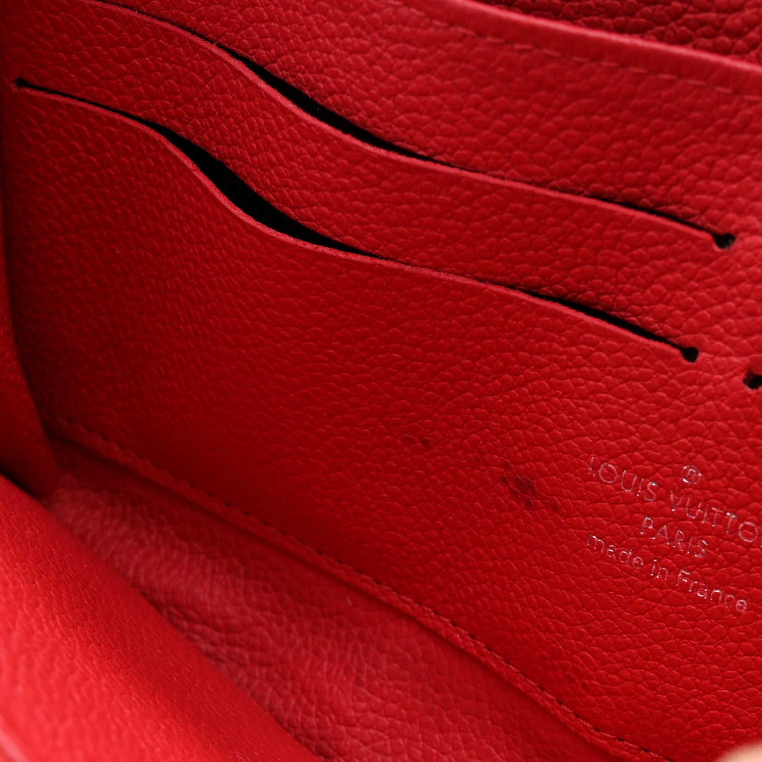 Louis Vuitton Empreinte Zippy Wallet Cherry 10 of 11