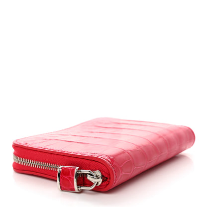 Louis Vuitton Crocodile Zippy Coin Purse Pink 4 of 7