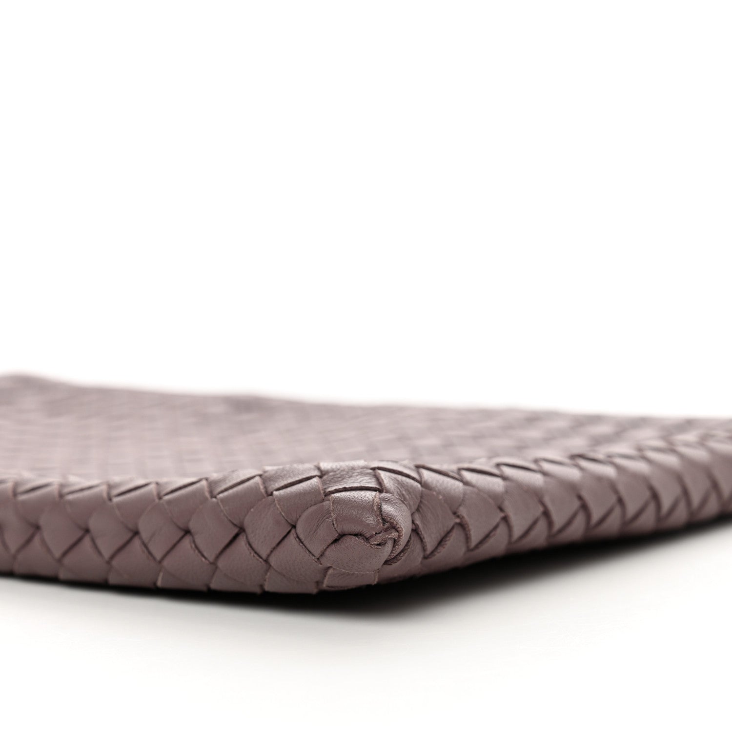 Bottega Veneta Nappa Intrecciato Large Flat Zip Billetto Pouch Brown 5 of 8