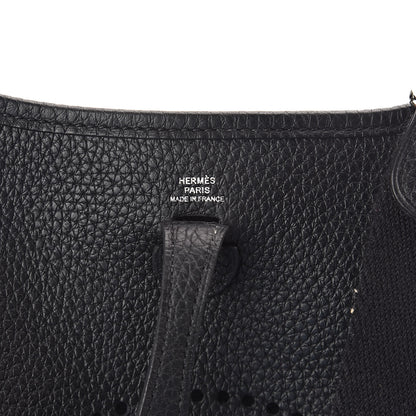 Hermes Taurillon Clemence Evelyne TPM Black 6 of 10