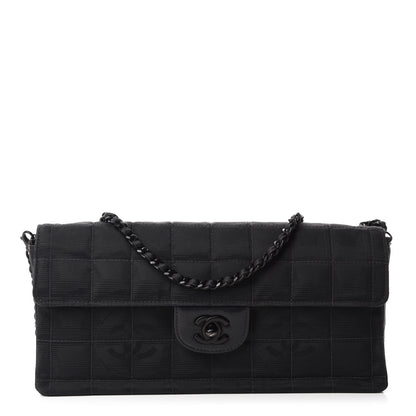 Chanel Nylon Travel East West Flap Black 1 of 14