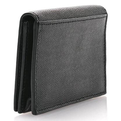 Saint Laurent Grain De Poudre Business Card Case Black 3 of 8