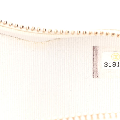 Chanel Lambskin Quilted CC In Love Heart Clutch With Chain White 7 of 11