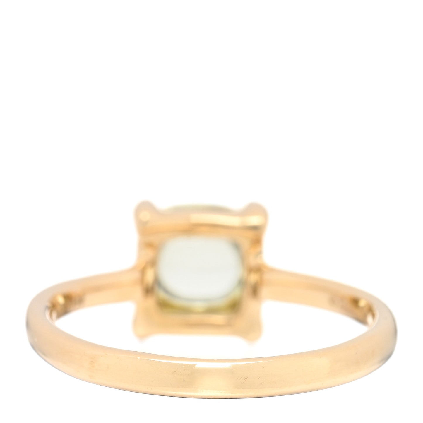 18K Yellow Gold Citrine 7mm Paloma Picasso Sugar Stacks Ring 53 6.25