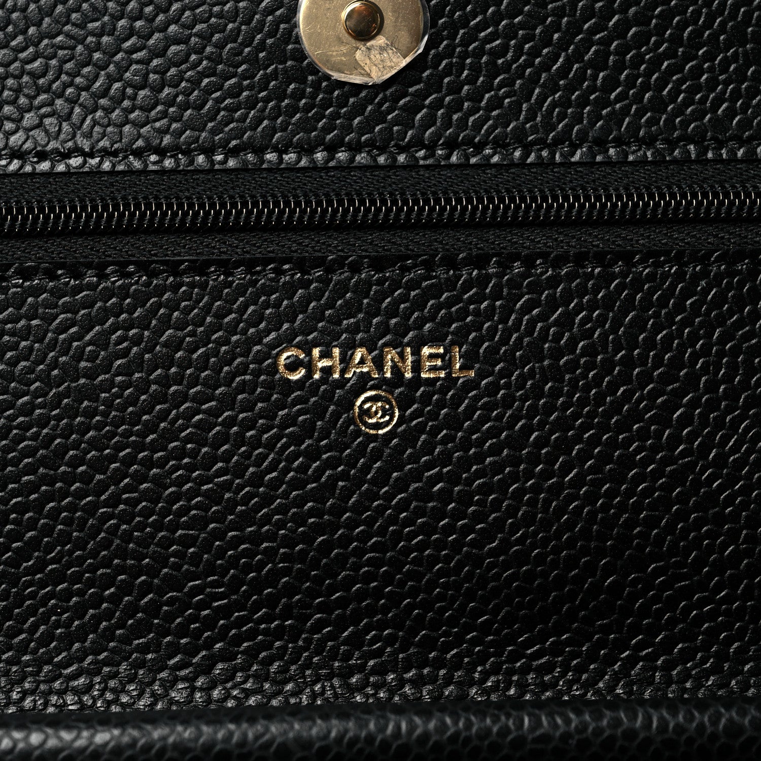 Chanel Caviar Quilted Wallet On Chain WOC Black 6 of 10
