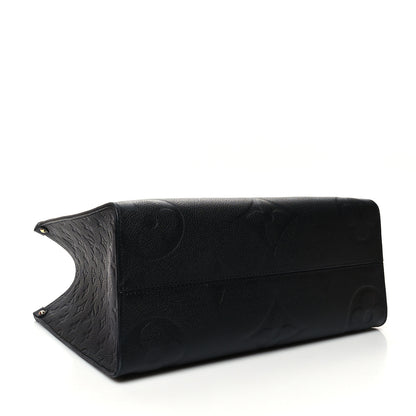 Louis Vuitton Empreinte Monogram Giant Onthego MM Black 4 of 11