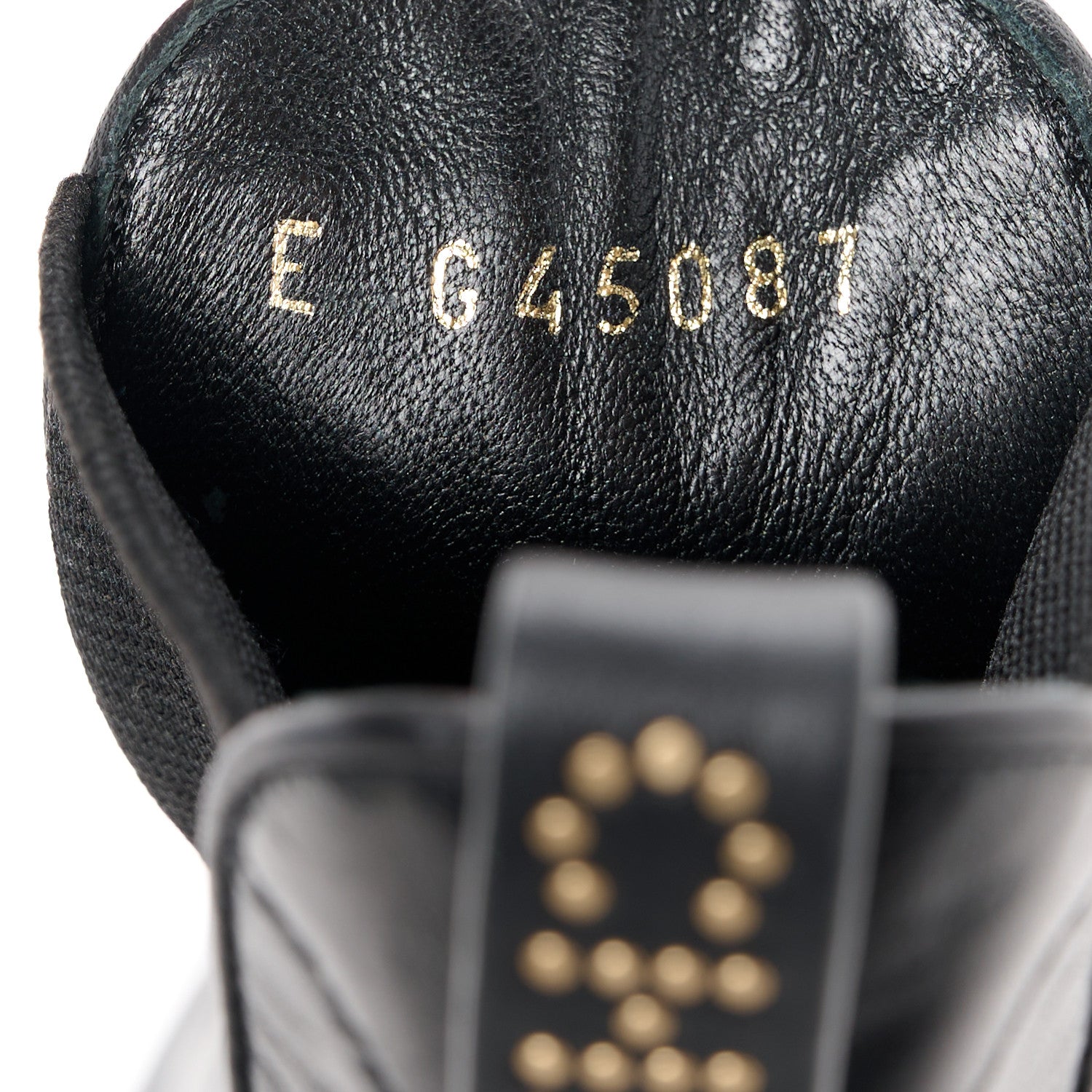 Chanel Calfskin Patent Cap Toe Quilted Short Boots 37 Black 8 of 8