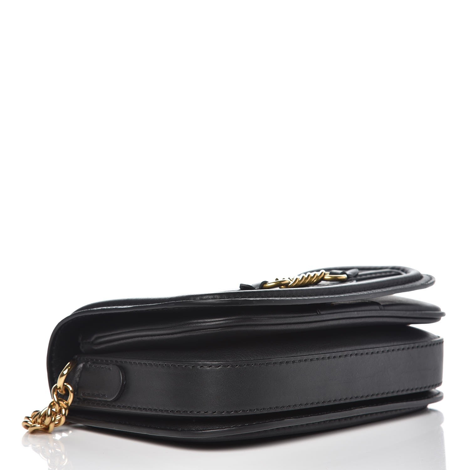 Burberry Smooth Calfskin Link Shoulder Bag Black 4 of 7