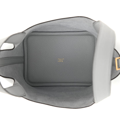 Hermes Taurillon Clemence Picotin Lock 18 PM Bleu Pale 5 of 9