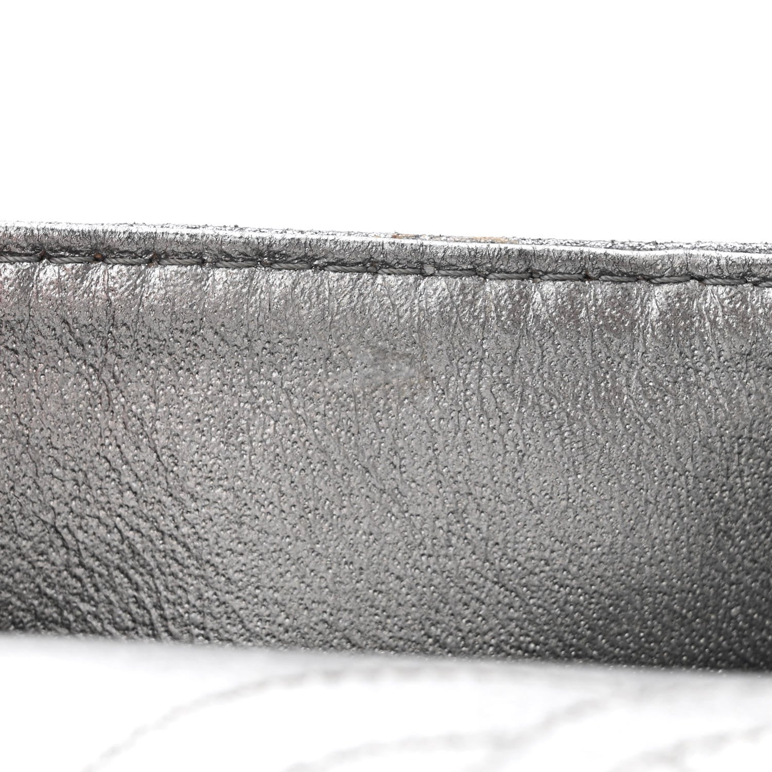 Chanel Metallic Calfskin Quilted Lucky Charms 2.55 Reissue 224 Flap Dark Silver 11 of 14