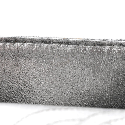 Chanel Metallic Calfskin Quilted Lucky Charms 2.55 Reissue 224 Flap Dark Silver 11 of 14