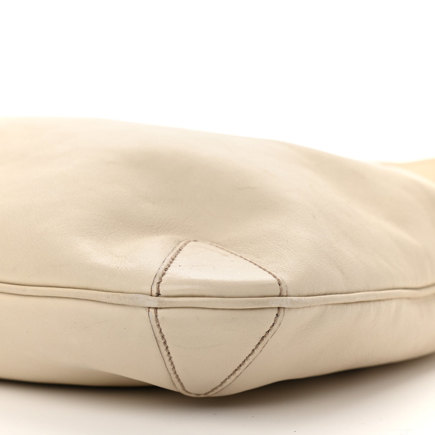 Calfskin Creole Hobo White