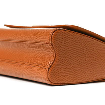 Louis Vuitton Epi Twist Shoulder Bag MM Gold Miel 9 of 13