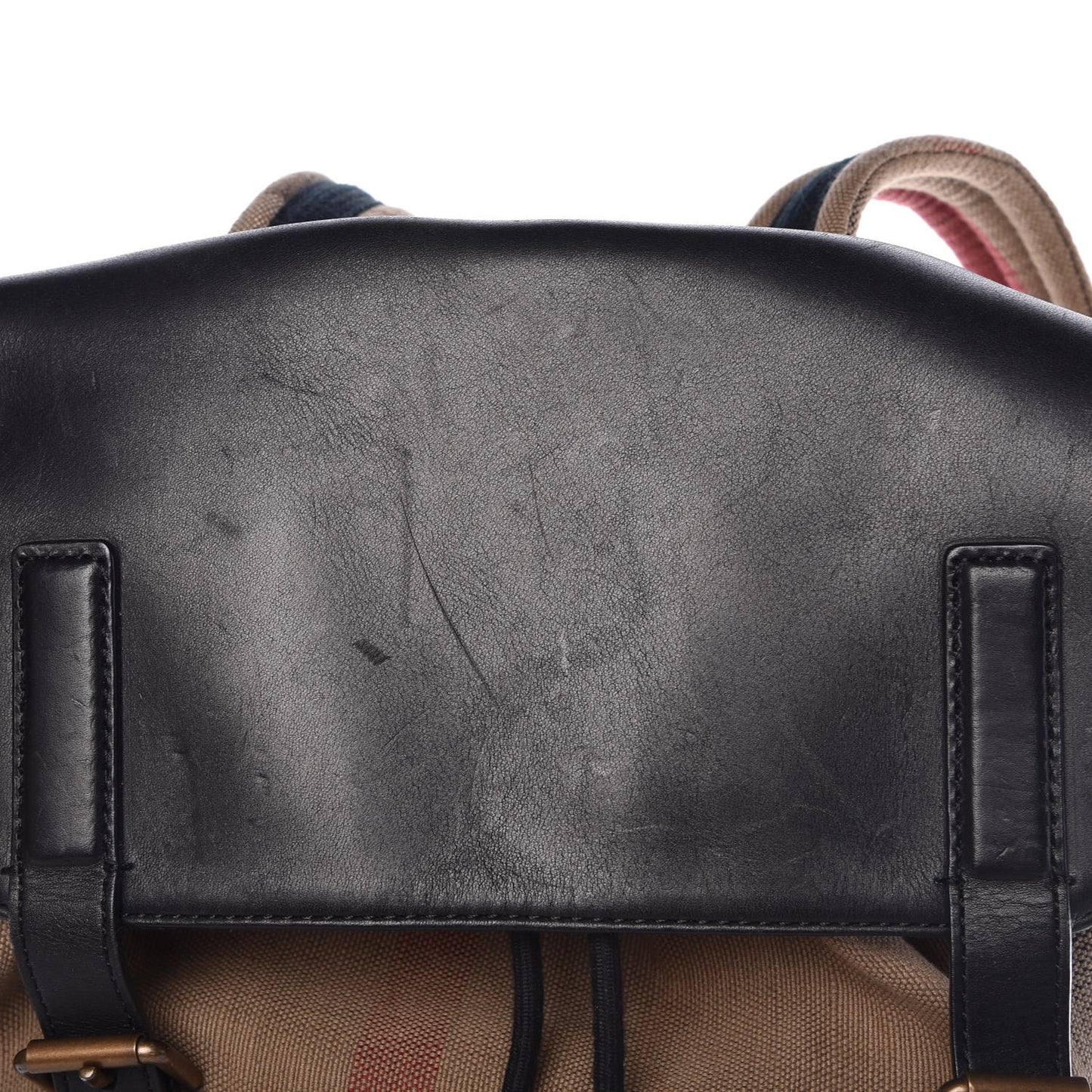 Canvas Mega Check Doran Backpack Black