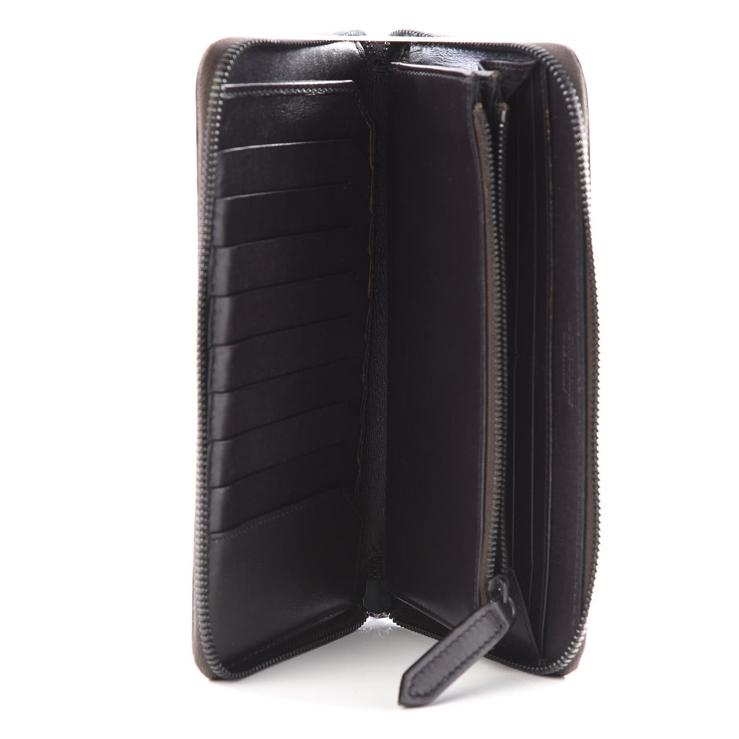 Haymarket Check Large Ziggy Zip Around Wallet Chocolate