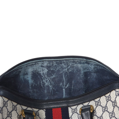 Gucci Monogram Web Boston Navy 10 of 10