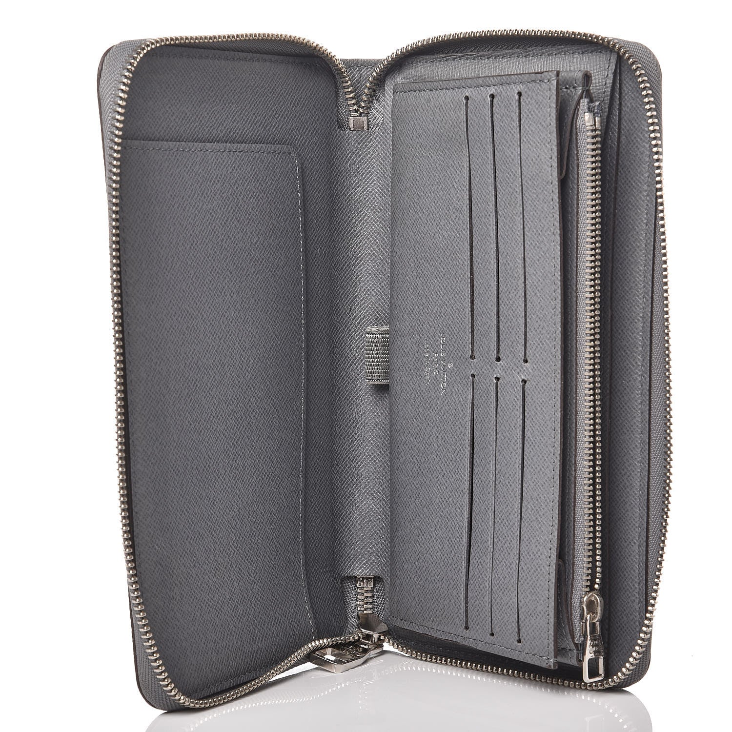Louis Vuitton Taiga Zippy Organizer Wallet Glacier 5 of 9