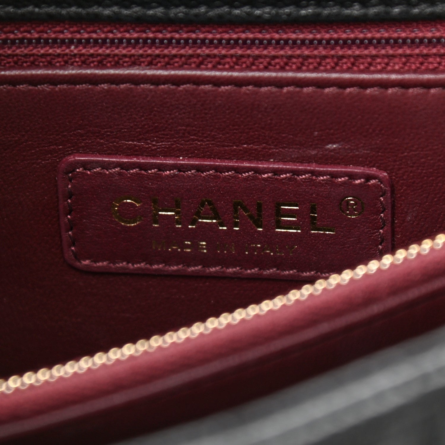 Chanel Caviar Lizard Embossed Quilted Small Coco Handle Flap Black 6 of 11