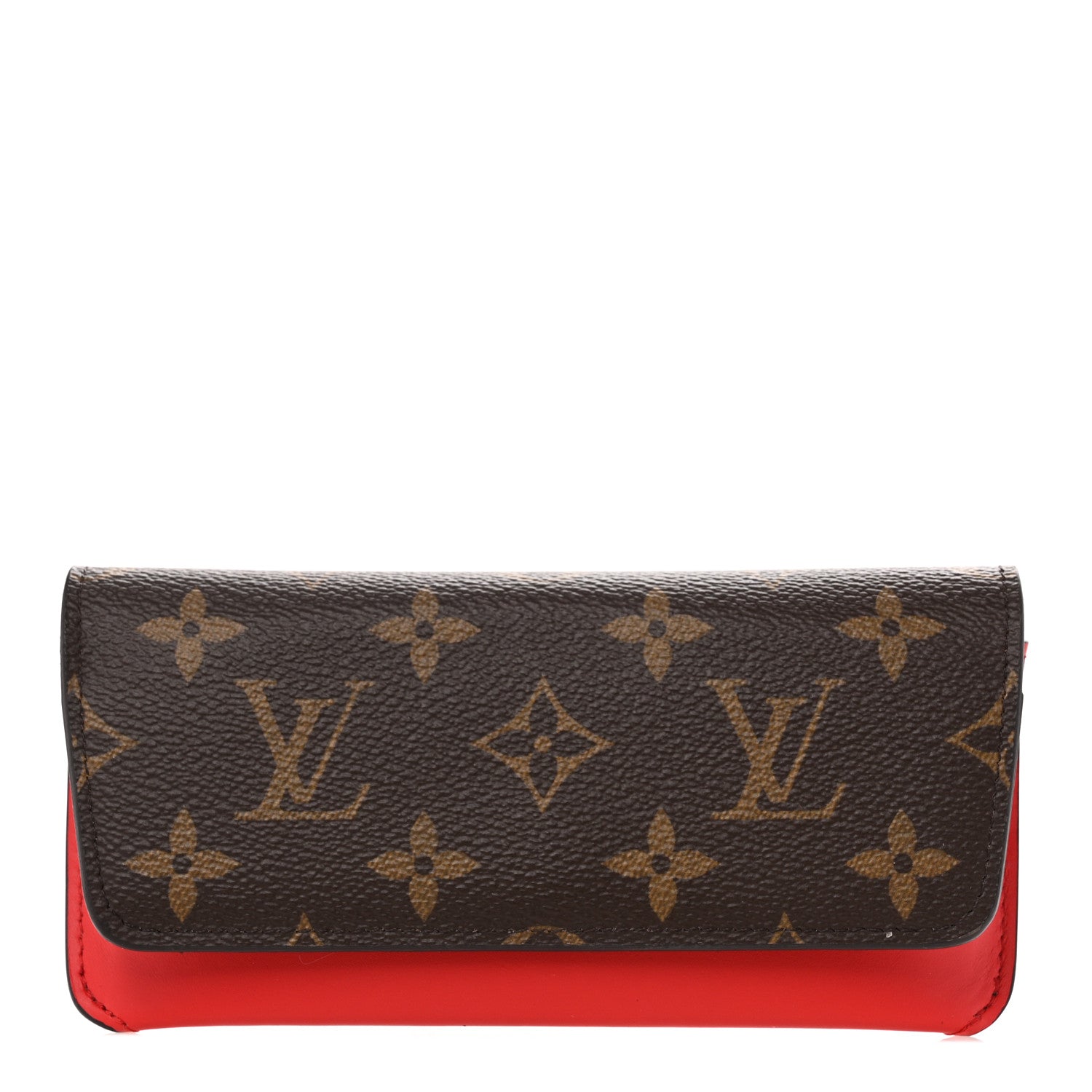 Louis Vuitton Monogram Woody Sunglass Case Rouge 1 of 7