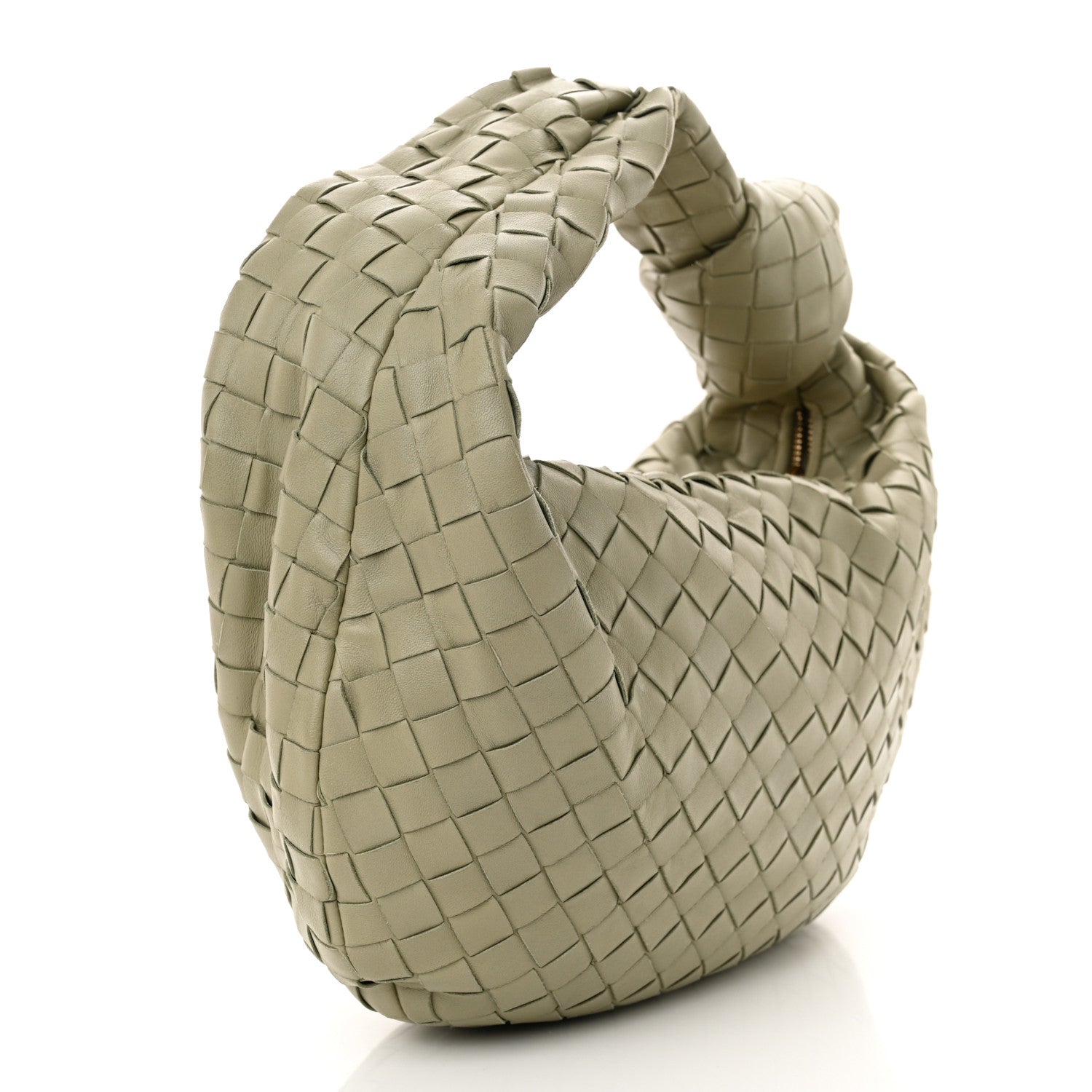 Bottega Veneta Nappa Intrecciato Teen Jodie Hobo Travertine 3 of 10
