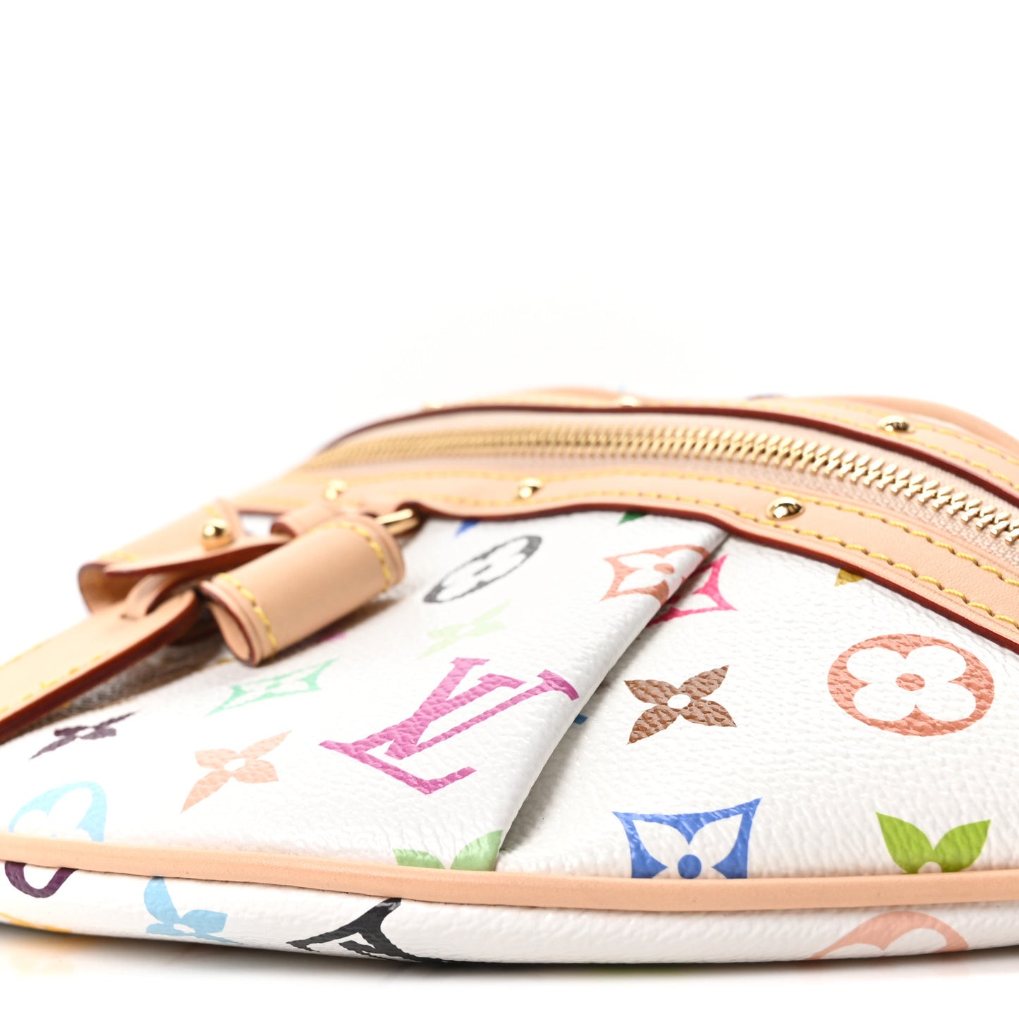 LV X TM Monogram Multicolor High Rise Bumbag White