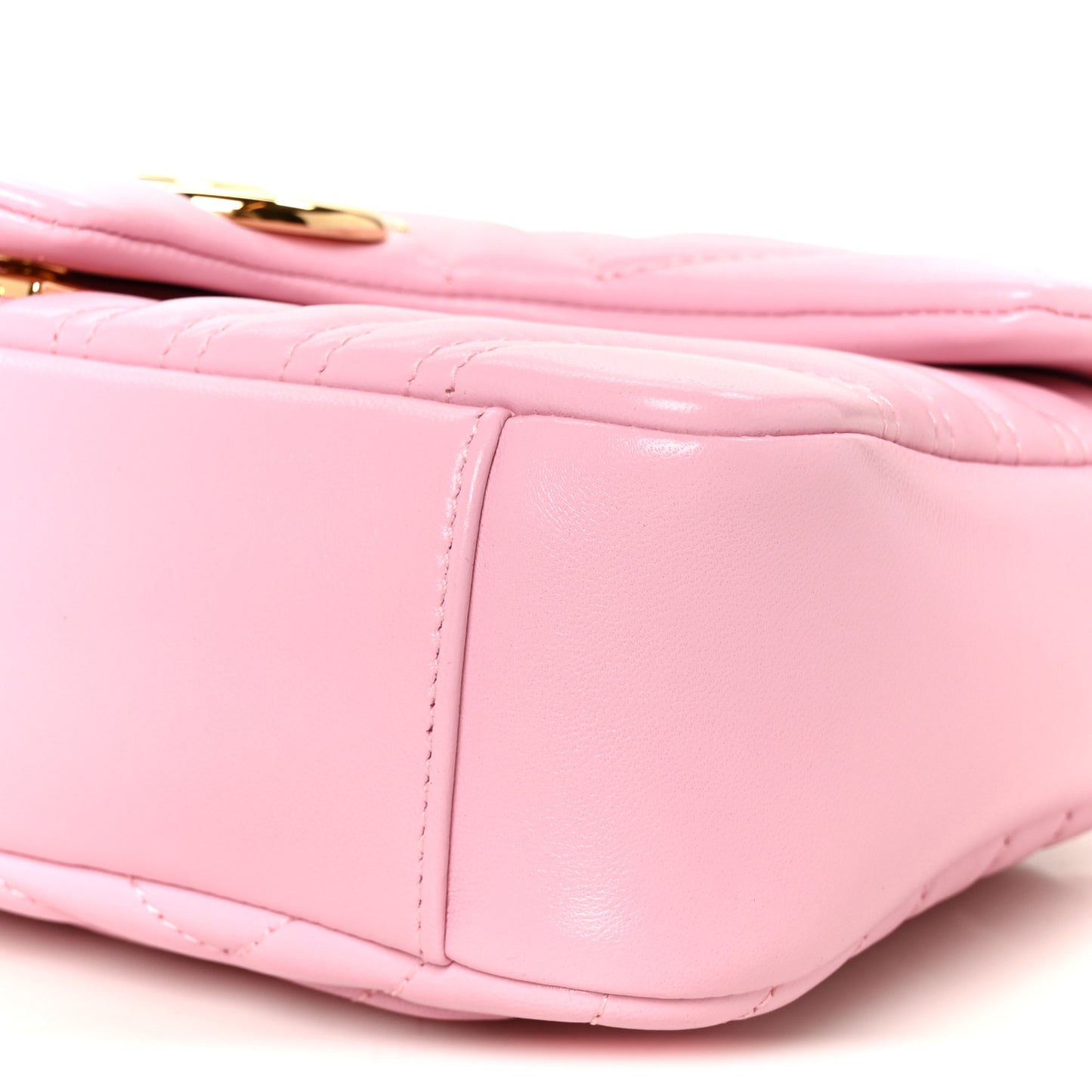 Lambskin Matelasse Medium GG Marmont Shoulder Bag Light Pink
