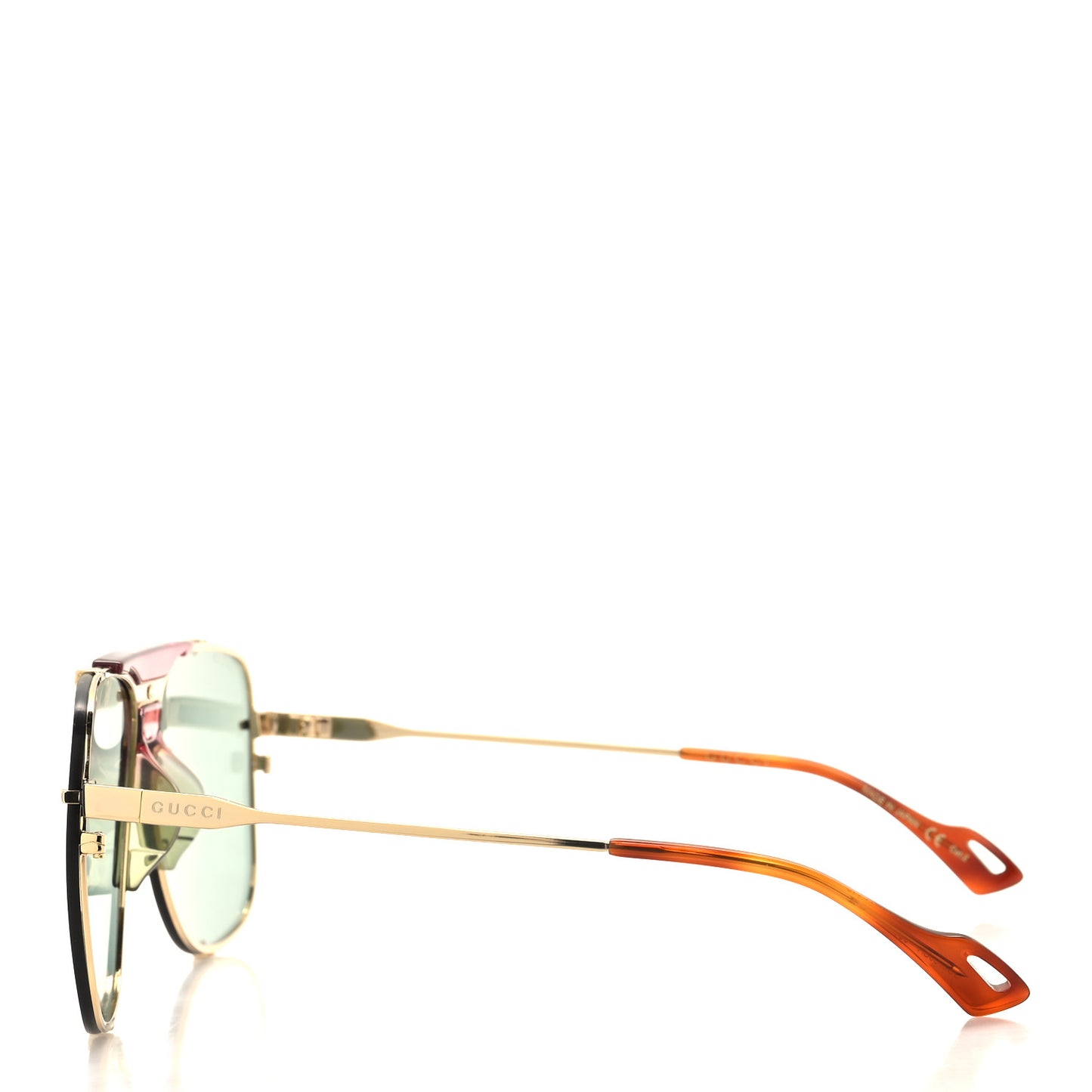 Metal Square Frame Sunglasses GG0739SA Pink