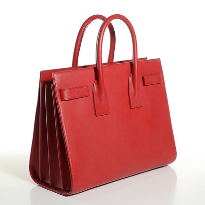 Saint Laurent Calfskin Small Sac De Jour Lipstick Red 3 of 7