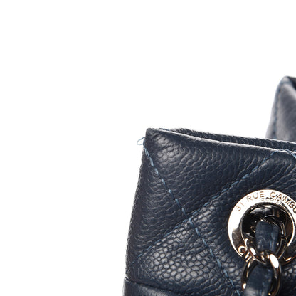 Chanel Caviar Timeless CC Soft Tote Navy Blue 10 of 10