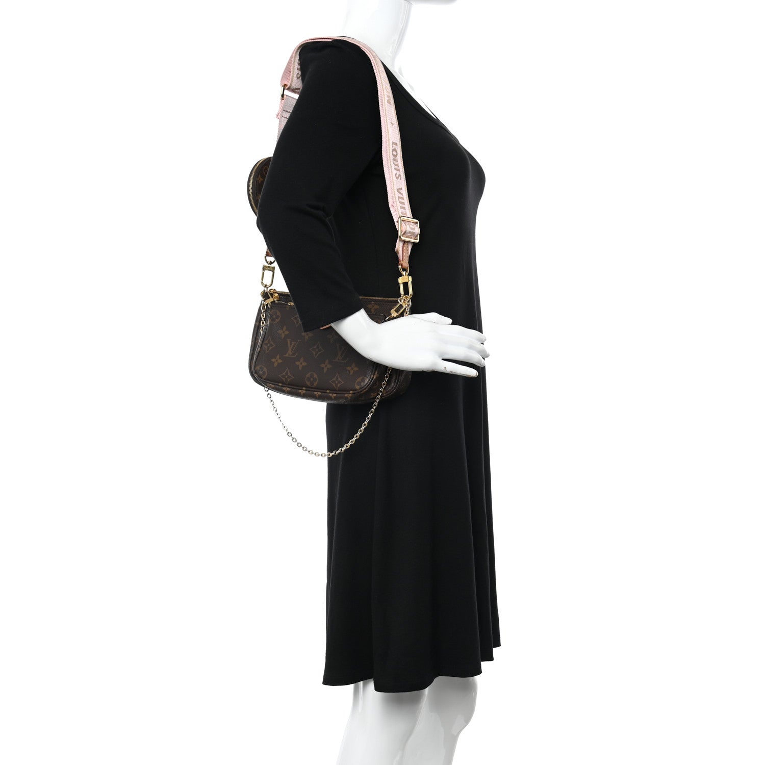 Louis Vuitton Monogram Multi Pochette Accessories Rose Clair 2 of 10