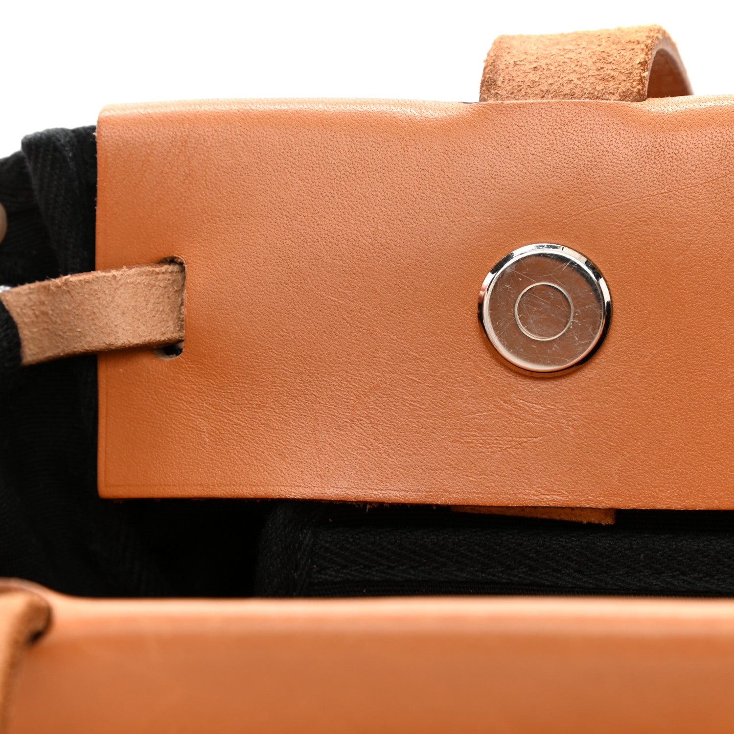 Hermes Toile Vache Hunter Herbag Cabas PM Black Natural 15 of 19