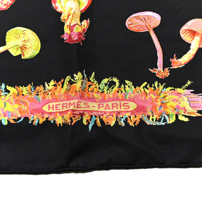 Hermes Silk Champignons Scarf 90 2 of 5