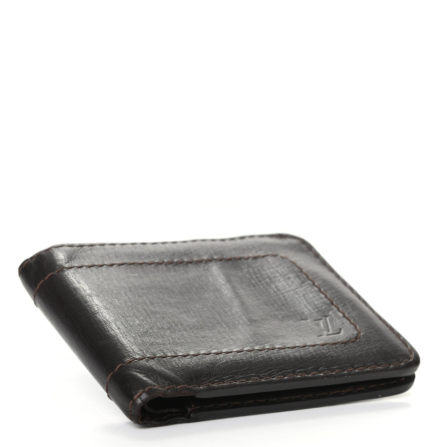 Louis Vuitton Utah 6 Cards Bill Holder Wallet Coffee 7 of 13
