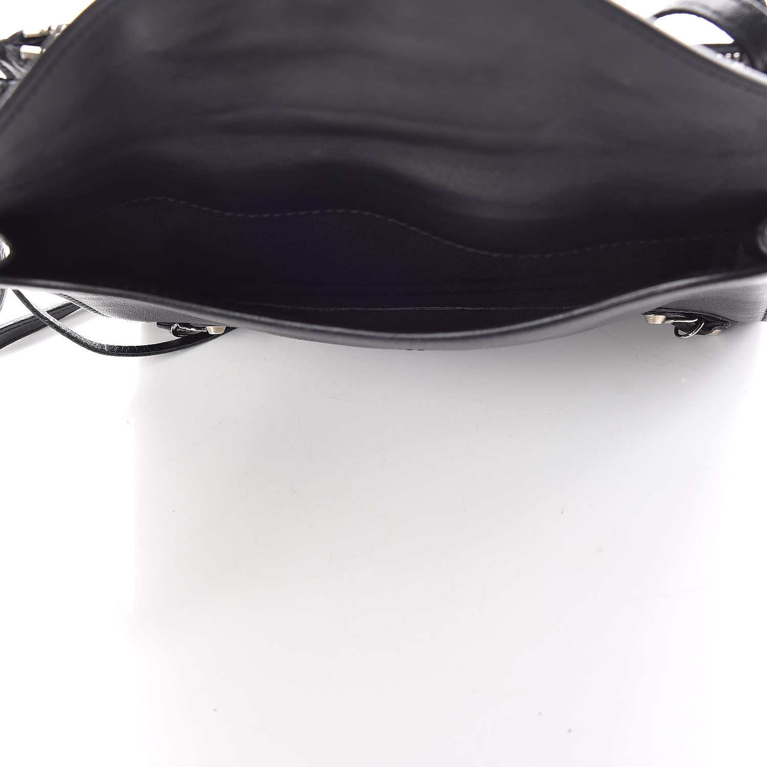 Balenciaga Veau Papier Triple XS Zip Around Crossbody Black 7 of 11
