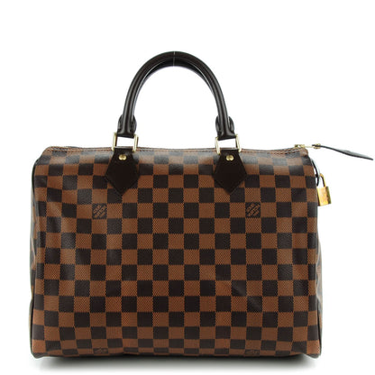 Louis Vuitton Damier Ebene Speedy 30 1 of 8