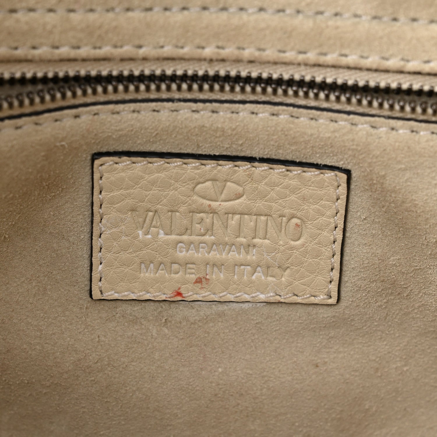 Valentino Garavani Grained Calfskin Rockstud Top Handle Flap Shoulder Bag Light Ivory 6 of 11
