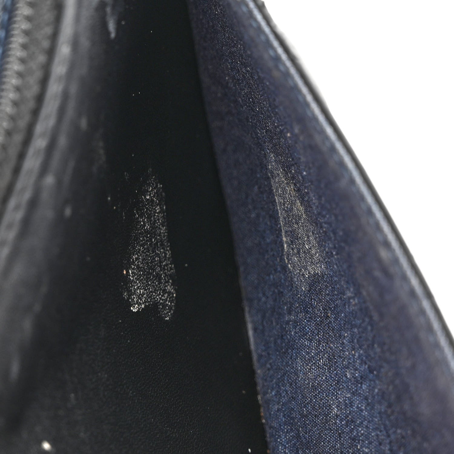 Chanel Lambskin Resin Bi-Color Quilted Wallet On Chain WOC Black 14 of 15