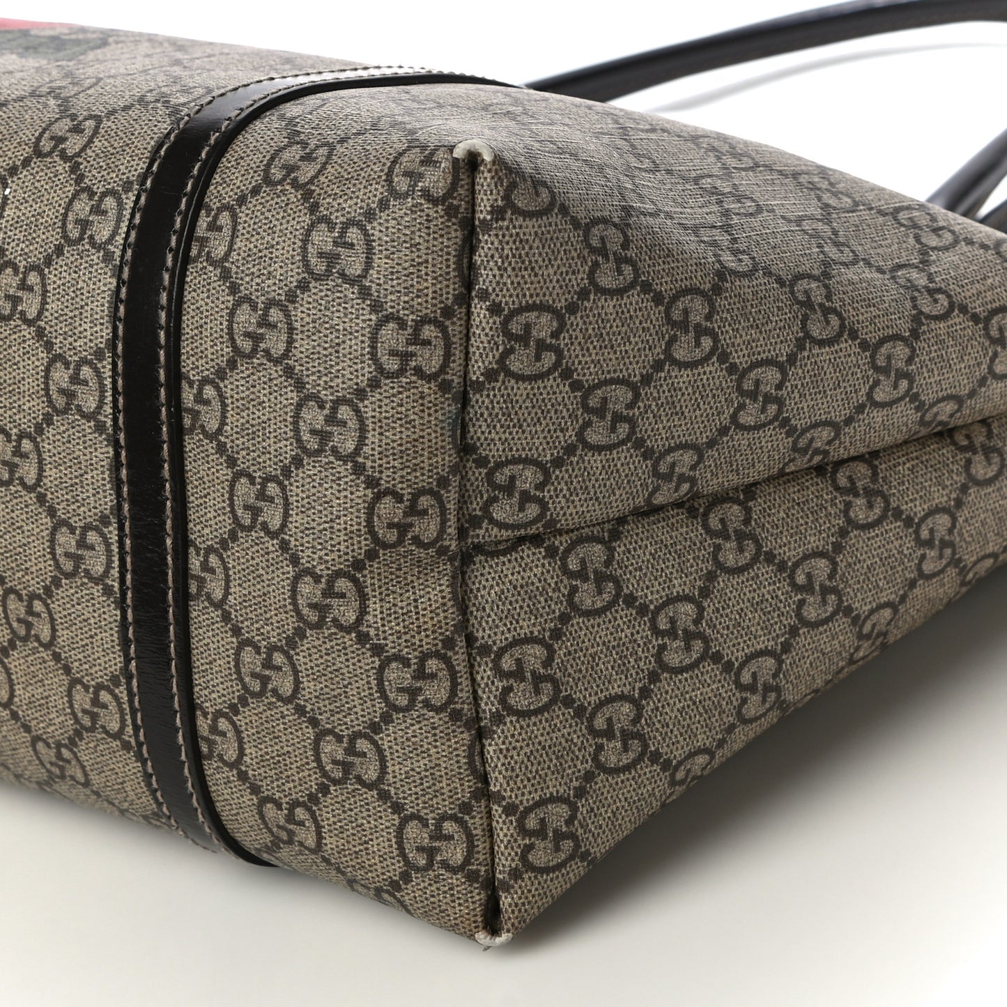 GG Plus Monogram Tattoo Heart Medium Joy Tote Dark Brown