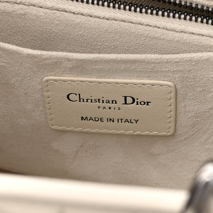 Christian Dior Calfskin Cannage Small The Lady 95.22 Ivory 6 of 11